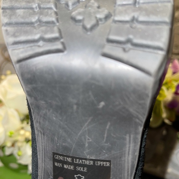 Envy Heeled Black Suede Tie Up Ankle Boots - Picture 10 of 16